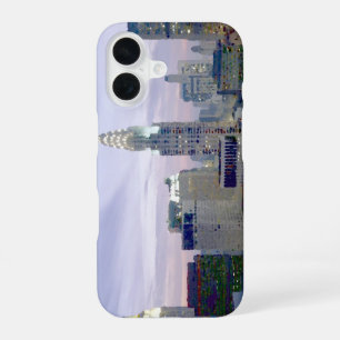 Coque iPhone 16 Art Pop Art New York City Bleu