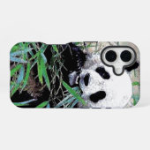 Coque iPhone 16 Art Pop Panda (Verso Horizontal)