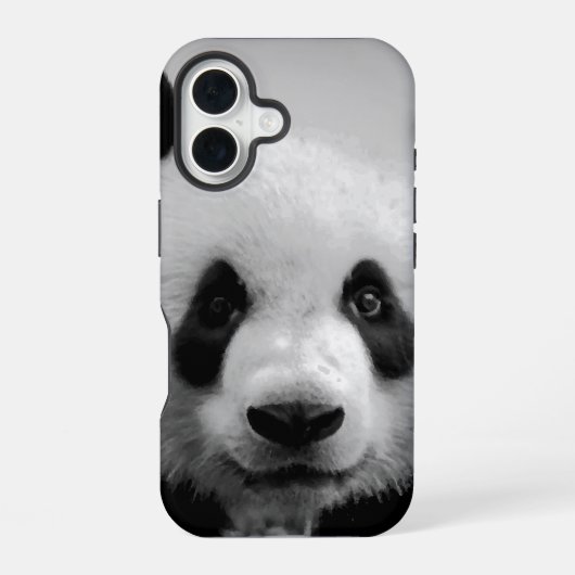 Coque iPhone 16 Art Pop Panda (Verso)