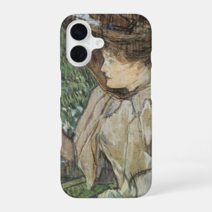 Coque iPhone 16 Art Vintage, Femme aux Gants par Toulouse Lautrec