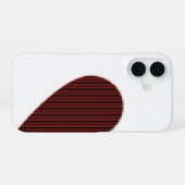 Coque iPhone 16 ASCII Art Coeur Connectable (Verso Horizontal)