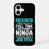 Coque iPhone 16 Athletic Director Multitasker Teacher Coach Skill (Verso)