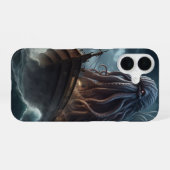 Coque iPhone 16 Attaque de Kraken (Verso Horizontal)
