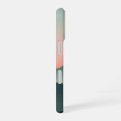 Coque iPhone 16 Aube de montagne rétro pastel (Côté droit)