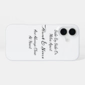 Coque iPhone 16 Aunt & Niece Quote – Side By Side or Miles Apart (Verso Horizontal)