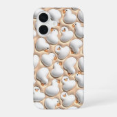 Coque iPhone 16 Autocollant pour fond d'iPhone mignon (Verso)