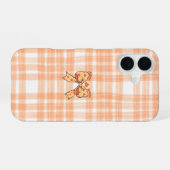 Coque iPhone 16 Automne Bow Aesthetic Orange (Verso Horizontal)