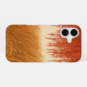Coque iPhone 16 Autumn Leaves and Golden Field Phone Case (Verso Horizontal)