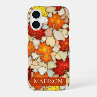 Coque iPhone 16 Autumn Maple Leaf 