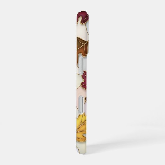 Coque iPhone 16 Autumn Maple Leaf Acorn Golden Nuts (Côté droit)