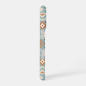 Coque iPhone 16 Aztec Essence Ptn IIIb Blue Cream Terracottas (Côté droit)