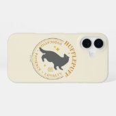 Coque iPhone 16 Badge de fierté de la maison HUFFLEPUFF™ (Verso Horizontal)