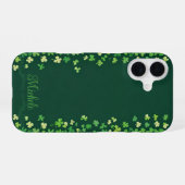 Coque iPhone 16 Balises de bordure shamrock (Verso Horizontal)