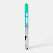 Coque iPhone 16 Balle de soccer personnalisée (Côté gauche)