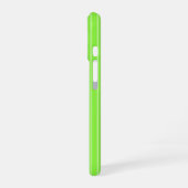 Coque iPhone 16 Bandes de bonbons vert citron (Côté gauche)