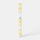 Coque iPhone 16 Bandes de citron (Côté gauche)