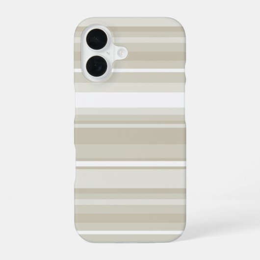 Coque iPhone 16 Bandes de grès (Verso)