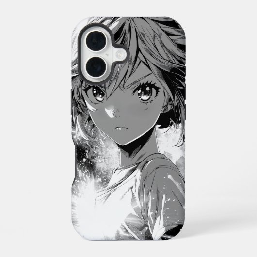 Coque iPhone 16 Bandes dessinées Anime (Verso)