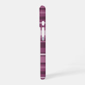 Coque iPhone 16 Bandes mauves (Côté gauche)