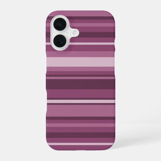 Coque iPhone 16 Bandes mauves (Verso)