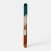 Coque iPhone 16 Bandes Rétro Diagonales (Côté droit)