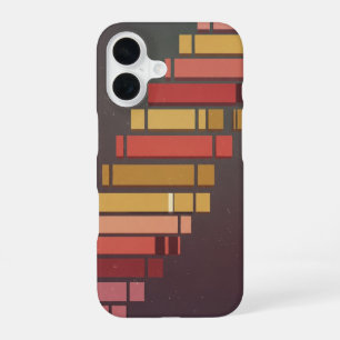 Coque iPhone 16 Barres de compte à rebours rétro