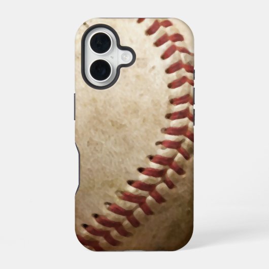 Coque iPhone 16 Base-ball Vintage (Verso)