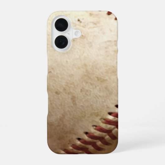 Coque iPhone 16 Base-ball Vintage (Verso)