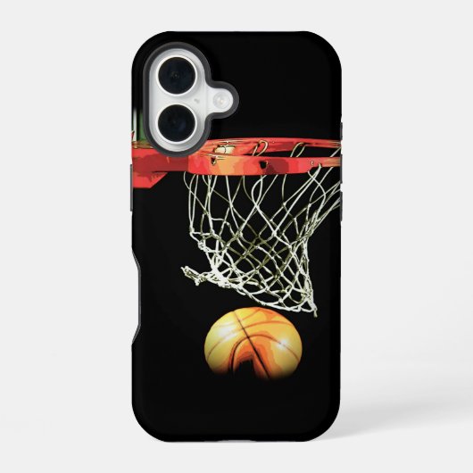 Coque iPhone 16 Basket-ball (Verso)