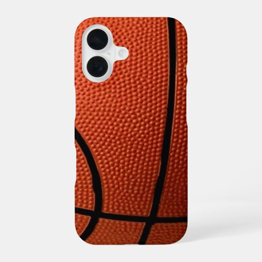 Coque iPhone 16 Basket-ball (Verso)