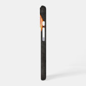 Coque iPhone 16 Basket-ball Fiery personnalisé (Côté gauche)