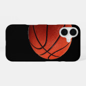 Coque iPhone 16 Basketball de style unique (Verso Horizontal)