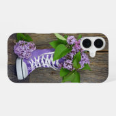 Coque iPhone 16 Baskets Lilac (Verso Horizontal)