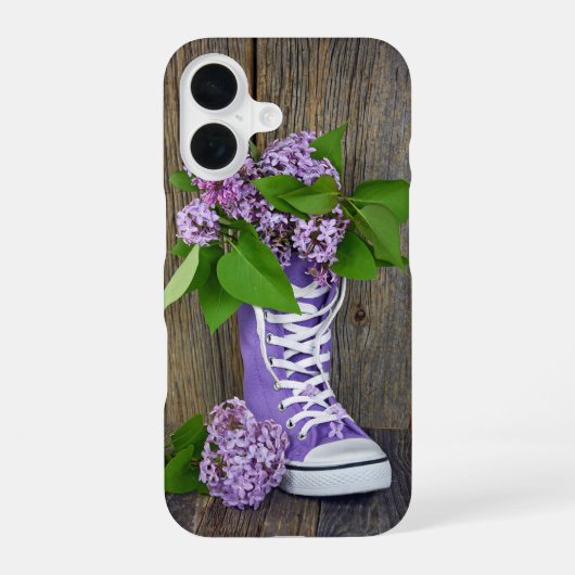 Coque iPhone 16 Baskets Lilac (Verso)