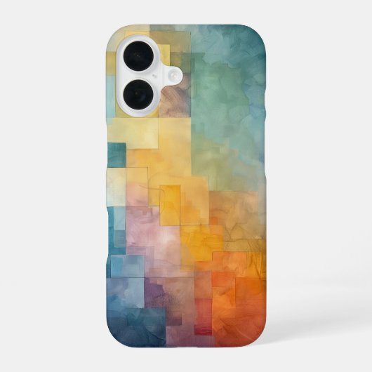 Coque iPhone 16 Bauhaus fantaisiste (Verso)