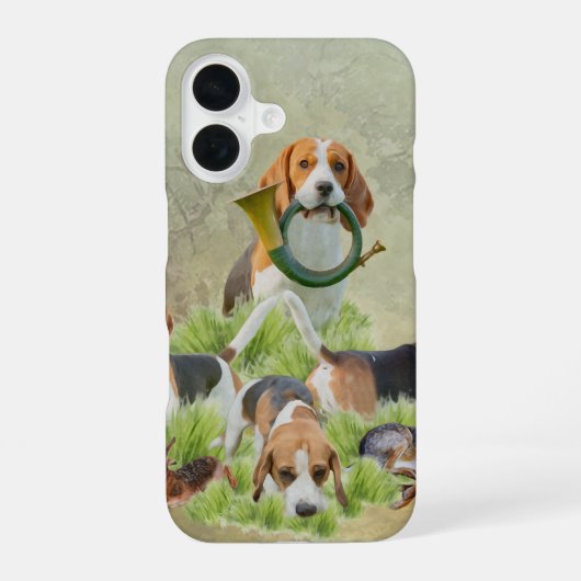 Coque iPhone 16 Beagle (Verso)