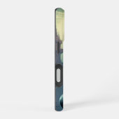 Coque iPhone 16 Beau robot de loin dans le futur (Côté droit)