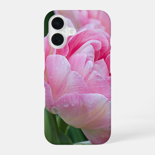 Coque iPhone 16 Beauté de Double Tulipes Fleur (Verso)