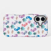 Coque iPhone 16 Beaux Hippocampes (Verso Horizontal)