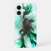 Coque iPhone 16 Bébé dauphin (Verso)