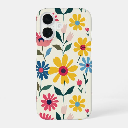Coque iPhone 16 Bébé Fleur (Verso)