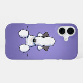 Coque iPhone 16 Bedlington Terrier (Verso Horizontal)
