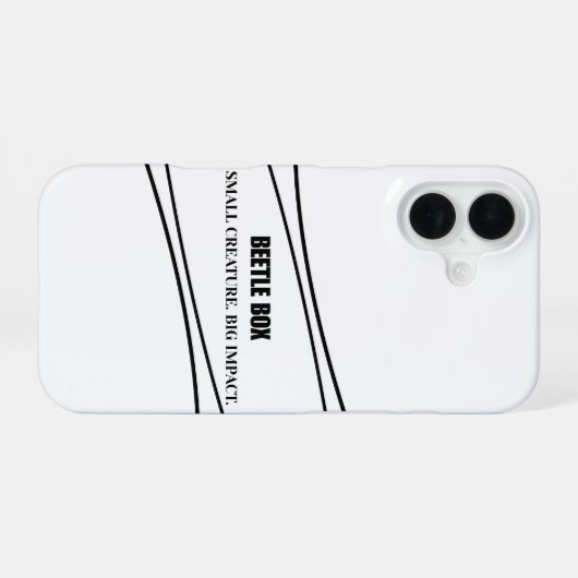 Coque iPhone 16 Beetle Box Phone case (Verso Horizontal)
