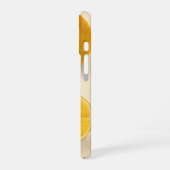 Coque iPhone 16 Belle Oeuvre Orange (Côté gauche)