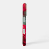 Coque iPhone 16 Belle Rose Rouge Papillon - (Côté droit)