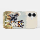 Coque iPhone 16 Berger Australien Merle Queue Longue (Verso Horizontal)