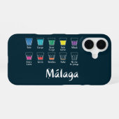 Coque iPhone 16 Bienvenue à Malaga 1 : El Café (Verso Horizontal)