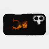 Coque iPhone 16 Black 4 Luxe iPhone 16 Mate, Léopard Gecko (Verso Horizontal)