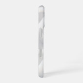 Coque iPhone 16 Blanc Géométrique 3D Moderne (Côté droit)
