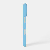 Coque iPhone 16 Bleu Bébé (Côté droit)